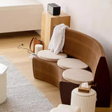 Italian Designer Bendable Sofa Bench for Living Room
