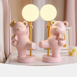 Teddybär-Schreibtisch-Tischlampe – Beleuchtung im Landhausstil