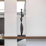 Sculptures abstraites en bois, décoration artistique pour la maison, ornement