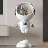 Flying Astronauts Landing Ornament for Kids Room