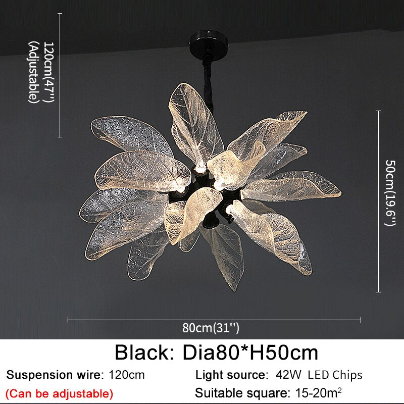Lustre en cristal Petals Nest : superbe éclairage domestique