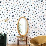 Boho Cow Print Wall Stickers - Colorful Leopard Spot Nursery Decals