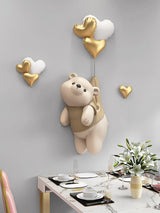 Teddy Bear Wall Decor: Bear Wall Hanging - Charming