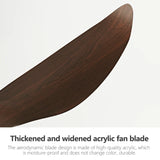 Acrylic Wood Finish Designer Ceiling Fan