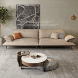 Ensemble de canapé design vintage de luxe en chêne