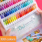 Double-Headed Washable Color Markers Set