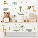 Animal Wall Stickers - Cute Watercolor Nursery Decor