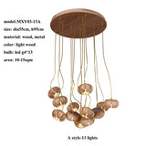 Wooden LED Chandelier: Illuminate with Natural Charm