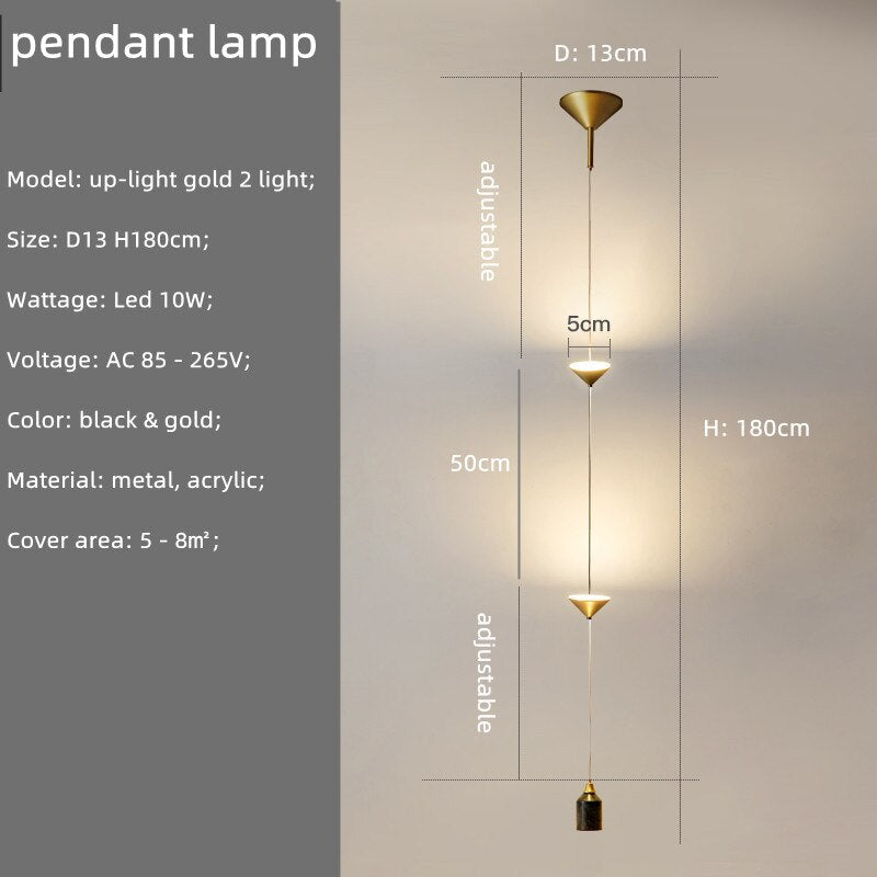String Bedside LED Adjustable Floor Lamp