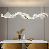 Wave LED Hanging Light for Dining and Kitchen Island