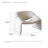 Lamb Velvet Sofa Chair: Luxurious Comfort for You