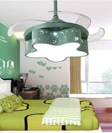 Lumière LED étoile avec ventilateur - Ventilateur de plafond moderne pour chambre d'enfant