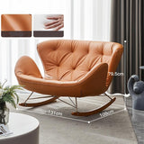 Lounge Rocking Chair - Fauteuil à bascule en cuir