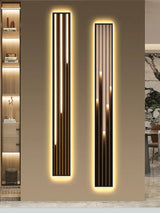 LED-Panel-Wandleuchte – abstrakte Veranda-Kunst