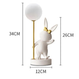 Bunny Rabbit Table Lamp for Kids Room