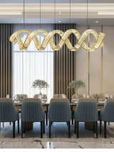 Wave Crystal Pendant Light: Enhance Your Space