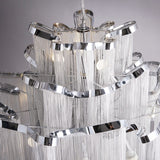 Lustre à franges en aluminium : design élégant et intemporel
