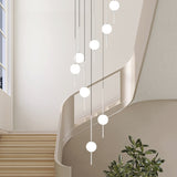Long Line Glass Ball Chandelier - Lighting Solution.