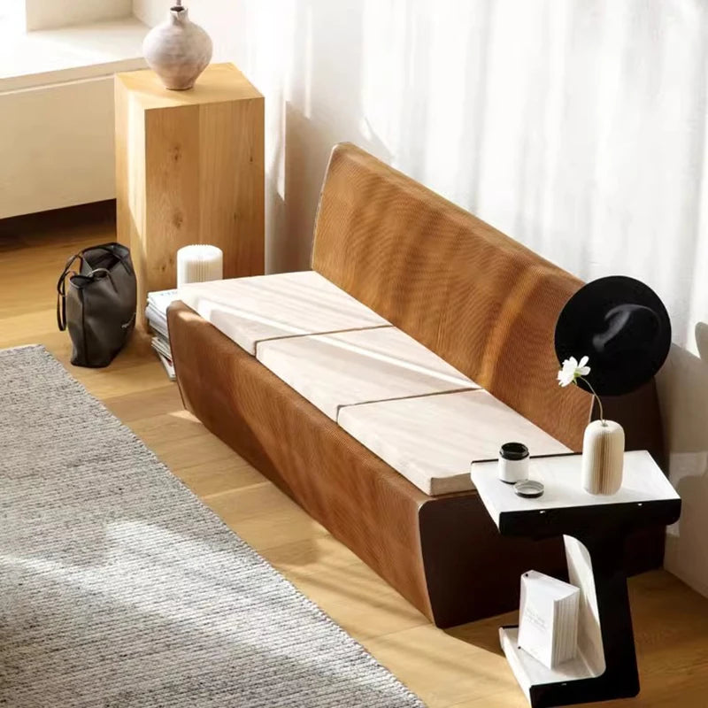 Italian Designer Bendable Sofa Bench for Living Room