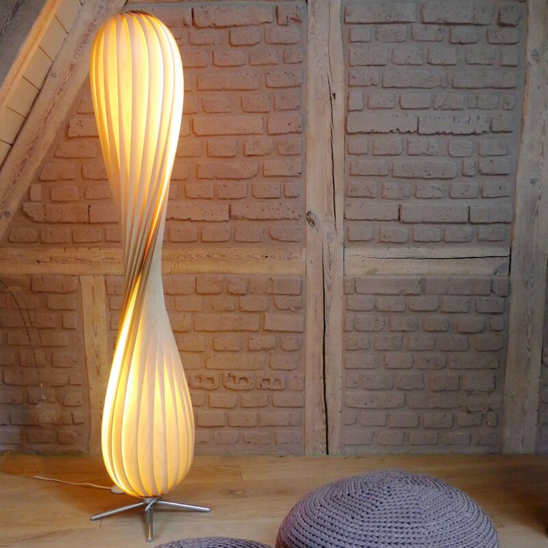 Bamboo Floor Lamp - Illuminate Your Space