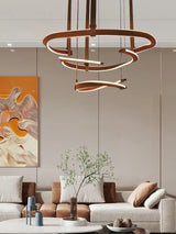 ModaLux Leather Craft LED Chandelier