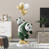 Statue de panda : une décoration d'intérieur majestueuse et adorable
