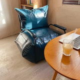 Ensemble de canapé et fauteuil simple en cuir Funda 