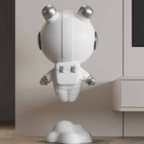 Flying Astronauts Landing Ornament for Kids Room