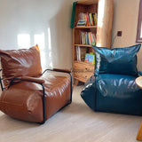 Ensemble de canapé et fauteuil simple en cuir Funda 