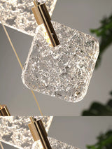 Square Crystal Pendant Chandelier - Exquisite Lightinging