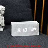 Imitation Pattern Electronic - Marble Alarm Clock