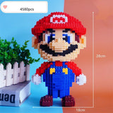 Figurine de blocs de construction Super Mario - Objet de collection authentique