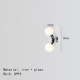 Chrome Metal Glass Globe LED - Glass Ball Light