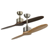Solid Wooden Blade Ceiling Fan 60 Inch with Remote