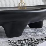 Modern Minimalist Black Coffee Table for a Stylish Living Room