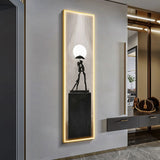 LED Abstract Lady Art Wall Lamp for Home Decoration