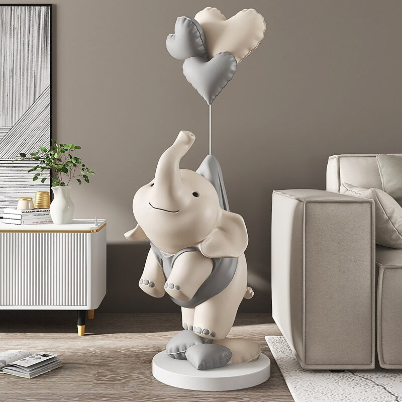 Statue d'éléphant mignon : décoration parfaite pour la maison