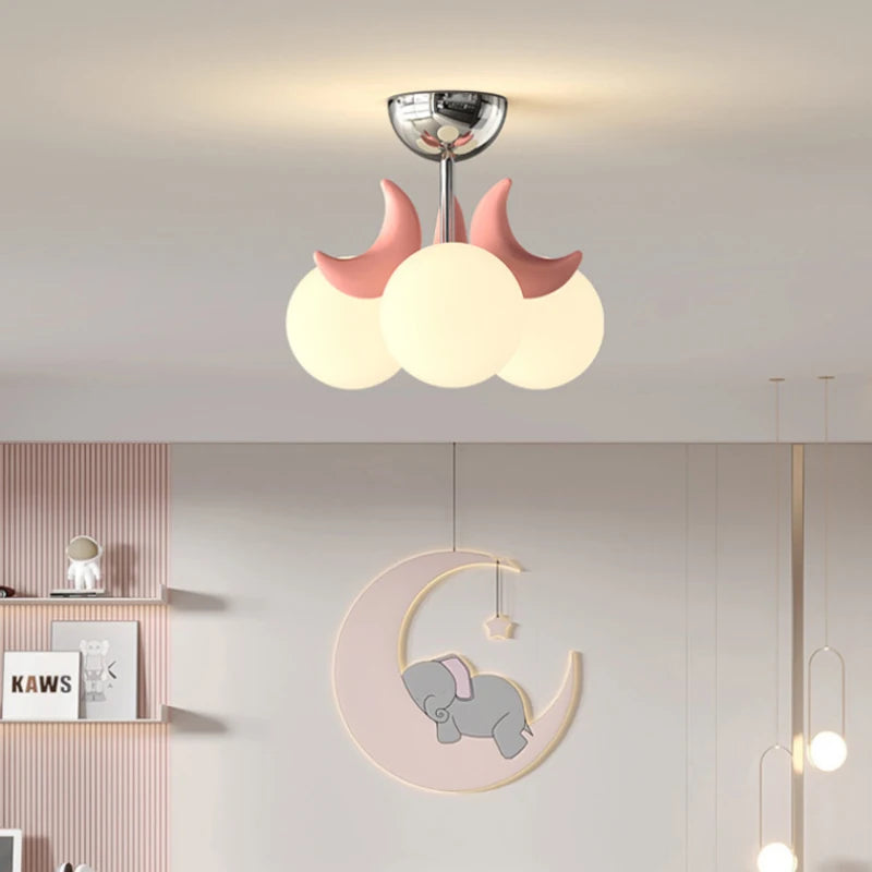 Lampe boule LED Moon pour chambre de fille – Illuminez la nuit avec un charme fantaisiste