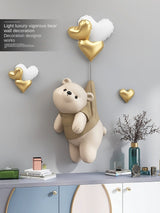 Teddybär-Wanddekoration: Bären-Wandbehang – bezaubernd
