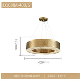 Gold Crystal Chandelier - Elegant Lighting Solution