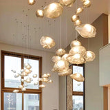 Crystal Lava Pebbles Chandelier - Elegant Lighting