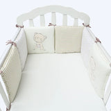 Babybettschutz – Anti-Kollisions-Stoßstange für Kinderbetten aus Baumwolle