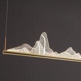 Designer Acrylic Hill Chandelier for Stunning Lighting