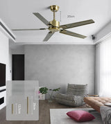 Ventilateur de plafond silencieux à vent fort pour une maison idéale