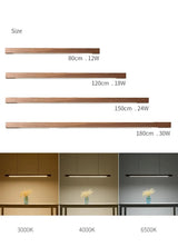 Oak Wood Ceiling Bar Wooden LED Pendant Light
