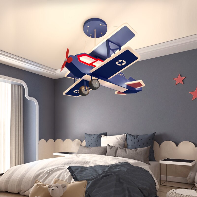 Airplane LED Hanging Light for Kids Room
