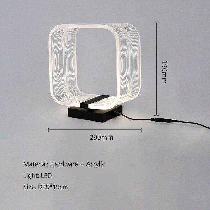 LED-Acryl-Stehlampe