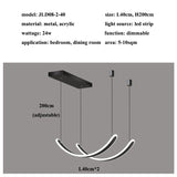 Acrylic Belts Chandelier: Sleek and Stylish Lighting