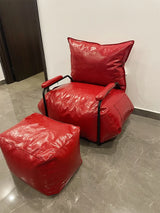 Funda Single Leather Sofa Chair Set
