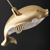 Éclairage de lustre à pendentif poisson : design élégant et unique